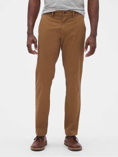 GapFlex Essential Khakis in Straight Fit with Washwell&#153