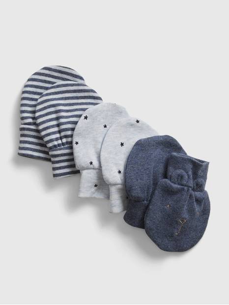 Baby First Favorite Print Mittens (3-Pack)