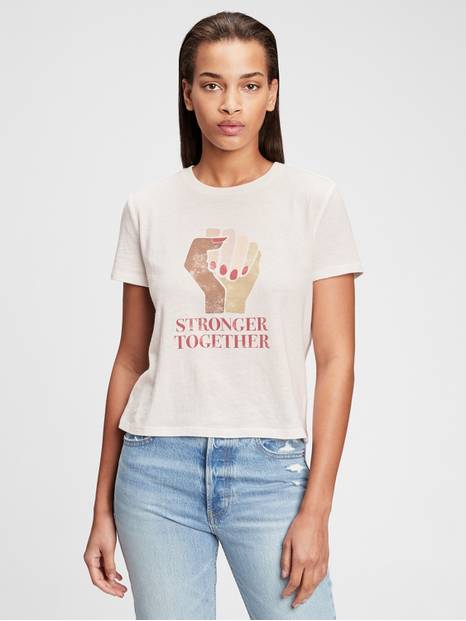 International Womens Day Cropped Graphic T-Shirt