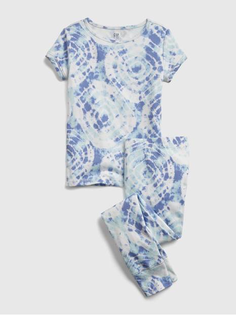 Kids 100% Organic Cotton Tie-Dye Print PJ Set