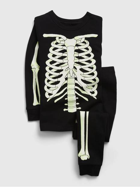 babyGap 100% Organic Cotton Interactive Bones PJ Set