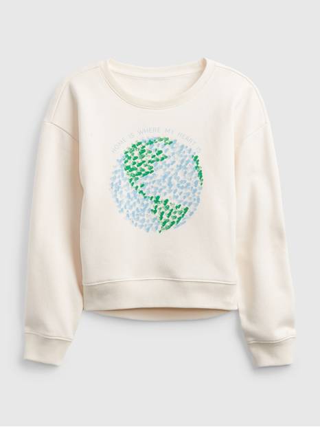 Kids Graphic Crewneck Sweatshirt