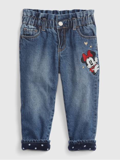 babyGap &#124 Disney Minnie Mouse Pull-On Just Like Mom Ruffle Jeans