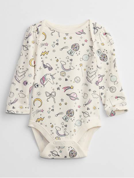 لباس قطعة واحدة مطبوع للأطفال الرضع