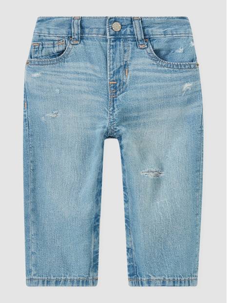 Baby 100% Organic '90s Loose Fit Jeans with Washwell