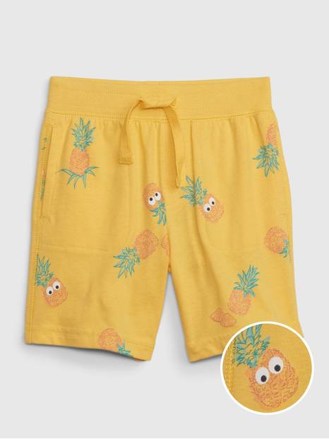Toddler 100% Organic Cotton Mix and Match Printed Shorts