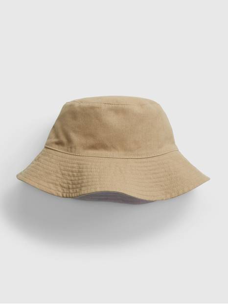 Kids 100% Organic Cotton Reversible Bucket Hat