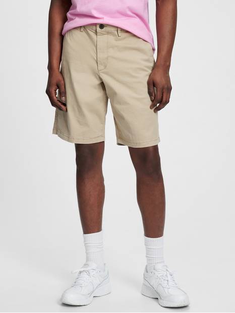 10" GapFlex Essential Khaki Shorts with Washwell
