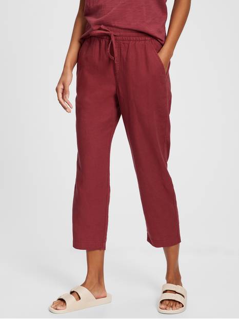 Linen Easy Pants with Washwell