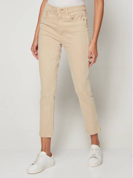 High Rise Vintage Slim Jeans with Washwell