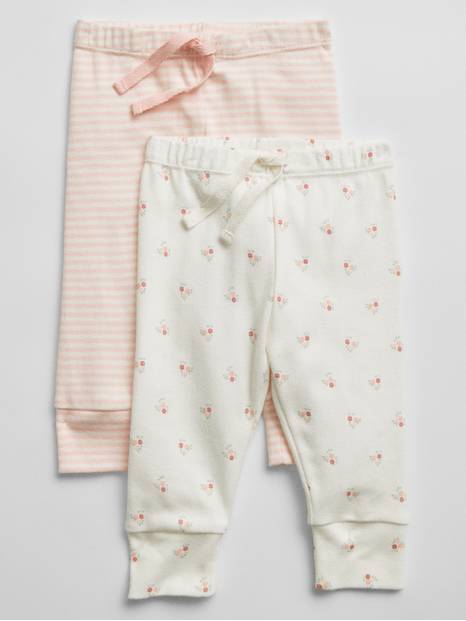 Baby Print Pull-On Pants (2-Pack)