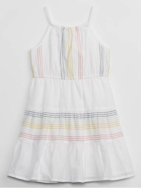 Toddler Embroidered Halter Dress
