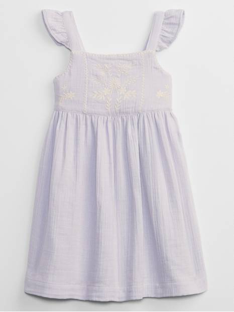 Toddler Textured Flutter Dress