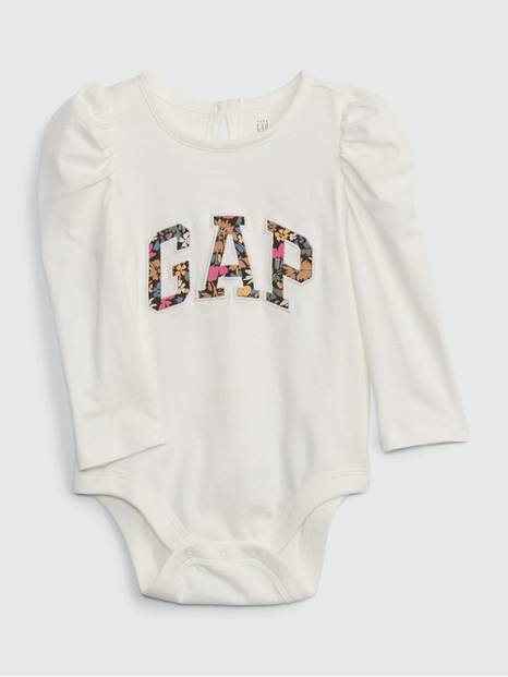 لباس قطعة واحدة 100% قطن عضوي بشعار جاب للأطفال الرضع