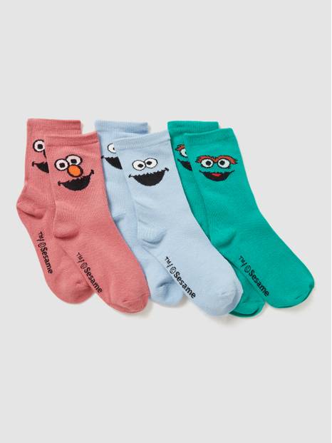 GapKids &#124 Sesame Street Crew Socks (3-Pack)