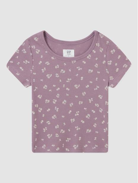 Teen Waffle-Knit T-Shirt