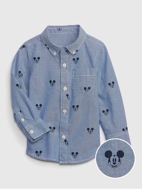 babyGap &#124 Disney Mickey Mouse Oxford Shirt