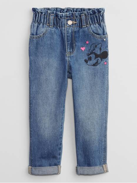 babyGap &#124 Disney Minnie Mouse Paperbag Mom Jeans