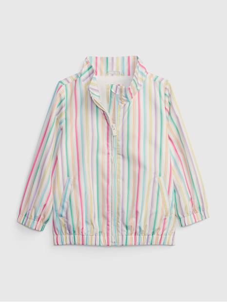 Toddler 100% Recycled Stripe Windbuster
