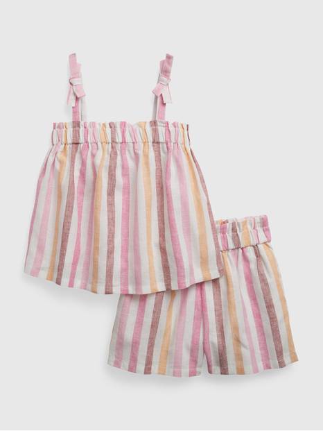 Toddler Linen-Cotton Outfit Set