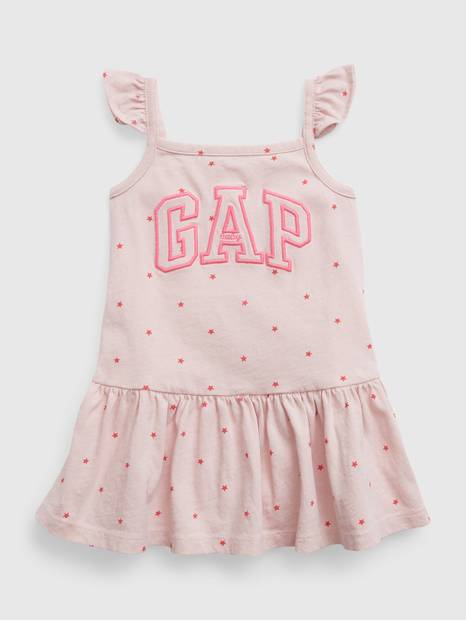 Baby Logo Tiered Dress