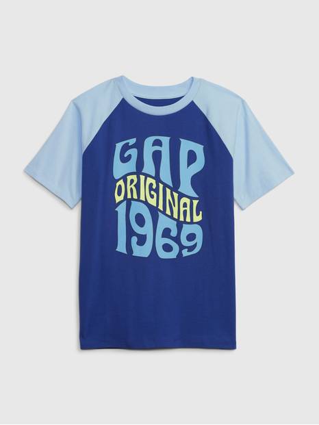 Kids Gap 1969 Logo Raglan T-Shirt