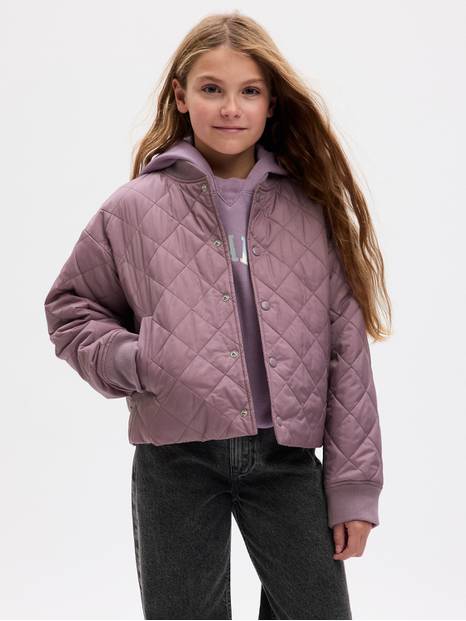Kids Recycled Lightweight Quilted Puffer Jacket