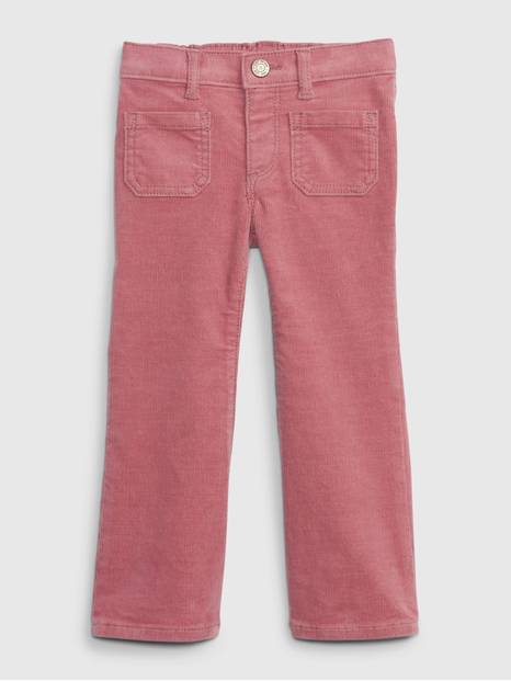 Toddler Corduroy Flare Jeans with Washwell
