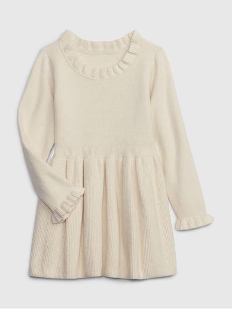 Toddler Ruffle Sweater Dress