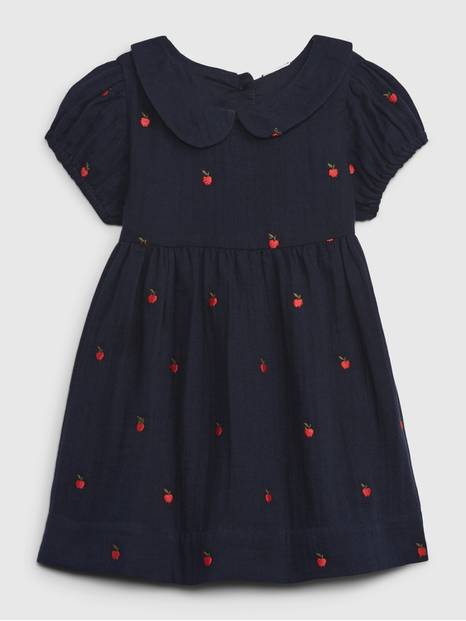 Baby Embroidered Apple Dress