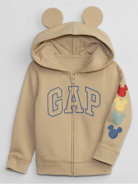 babyGap &#124 Disney Mickey Mouse Logo Zip Hoodie